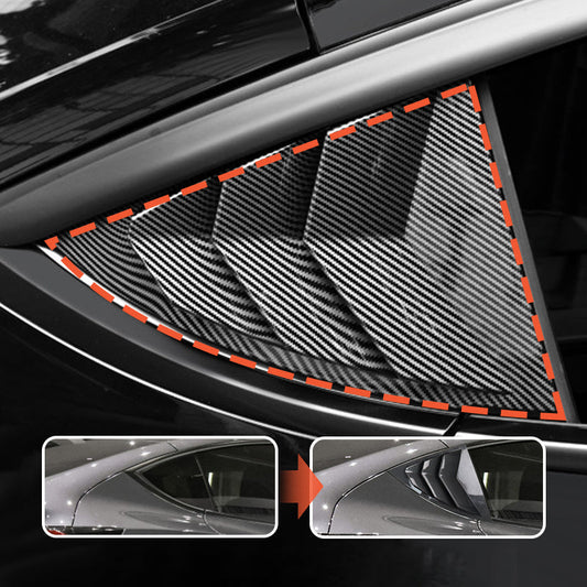 Rear Triangle Window Cover Decorative Panel